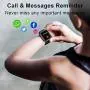 Anbes Health and Fitness Smartwatch with Heart Rate Monitor, Smart Watch for Home Fitness Tracking, Yoga, Exercise Bike, Treadmill Running, Compatible with iPhone and Android Phones for Women Men
