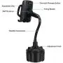MOTOBA Adjustable Gooseneck Cell Phone Mount Stand Car Cup Drink Holder, 360 Degrees Rotation Car Cradle for iPhone, Samsung Galaxy, Huawei, etc. MOTOBA Adjustable Gooseneck Cell Phone Mount Stand Car Cup Drink Holder, 360 Degrees Rotation Car Cradle for iPhone, Samsung Galaxy, Huawei, etc.