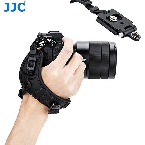 JJC Pro Hand Grip Strap for Mirrorless Camera, W/Arca Type Plate, Camera Hand Strap for Canon EOS R Rp Nikon Z6 Z7 Panasonic S1 S1R Sony A7 A7R A7S II III a6500 a6400 a6300 Fuji X-T3 X-T2 X-T3 X-T2