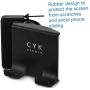 Cellphone Mount Color:Black,Fixed Clip on Flat and Slim Monitor or Laptop Monitor Within 25mm Thickness,safty Cellphone Holder/Stand for Smartphone,Enjoying Dual Screen at The Same time