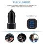 Lighter Charger Adapter, USB Car Charger, AILKIN 4.8a Fast Charging Dual Port Cargador de Carro for iPhone SE 11Pro Max 10 X XR XS Max 8 Plus 7s 6s, iPad, Samsung Galaxy S10e A10 S10 Plus S9, LG, GPS