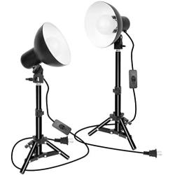 Emart 2 x 15W Table Top Photography Studio LED Lighting Kit with Light Stand Tripod