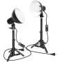 Emart 2 x 15W Table Top Photography Studio LED Lighting Kit with Light Stand Tripod