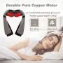 Neck Back Massager, Shiatsu Neck Shoulder Massager with Heat, Electric Neck Massage Pillow 3D Kneading for Neck,Back, Shoulder, Foot, Leg Muscles Pain Relief Relax in Car Office and Home Neck Back Massager, Shiatsu Neck Shoulder Massager with Heat, Electric Neck Massage Pillow 3D Kneading for Neck,Back, Shoulder, Foot, Leg Muscles Pain Relief Relax in Car Office and Home