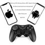 Mobile Game Controller,ZUOXI Wireless 4.0 Bluetooth Gamepad with Joystick, Multimedia Game Controller Compatible with iOS Android Mobile Phone PC Android TV Box Without Rooting (Grey)