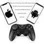 Mobile Game Controller,ZUOXI Wireless 4.0 Bluetooth Gamepad with Joystick, Multimedia Game Controller Compatible with iOS Android Mobile Phone PC Android TV Box Without Rooting (Grey) Mobile Game Controller,ZUOXI Wireless 4.0 Bluetooth Gamepad with Joystick, Multimedia Game Controller Compatible with iOS Android Mobile Phone PC Android TV Box Without Rooting (Grey)