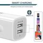 3Pack Fast Charging Cubes, Foldable Dual Port Charger Block, AILKIN Fast USB Plug Power Adapter Fold up Box Base Brick for iPhone XR/XS Max/X iPad Samsung Galaxy Tablet Kindle Fire LG Pixel Xbox Blu