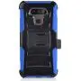 CELZEN - for LG Harmony 4, LG Premier Pro Plus (2020) - Phone Case w/Belt Clip Holster - CV1 Blue
