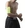 HiRui Universal Comfort Sports Armband Cell Phone Armband Running Armband, Fits All Phones, Reflective Stripes Logo, Unisex, Suitable for Travel Sport Outdoors (Small, Bright Yellow)