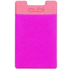 CardNinja Ultra-slim Self Adhesive Credit Card Wallet for Smartphones, Magenta