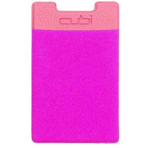 CardNinja Ultra-slim Self Adhesive Credit Card Wallet for Smartphones, Magenta
