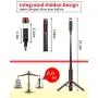 [Adjustable Focus&Switchable Modes] Selfie Stick&Tripod, All in One Portable&Rotatable-Compact Selfie Stick with Detachable Bluetooth Remote,Adjustable Tripod for iPhone,Android,Digital Sports Camera