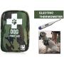 Dog First Aid Kit with Thermometer and Emergency Blanket - Puppy Kit - Pet Safety Supplies for Camping, Walks, Cycling, Car, Hikes - Treat cuts and scrapes - Top Rated