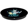 Middle Finger Peace Among Worlds PopSockets Grip and Stand for Phones and Tablets