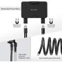 B-Land Cell Phone Holder, Universal Mobile Phone Stand, Lazy Bracket, DIY Flexible Mount Stand with Multiple Function (Black)