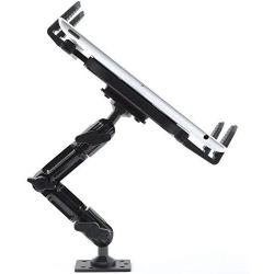 Industrial Metal Drill Base Tablet Mount - By TACKFORM [Enduro Series] - iPad Holder for wall or truck. ELD Mount For Most Devices Including iPad Mini, IPad Pro 12.9, Galaxy S, Surface Pro & Switch