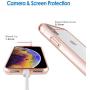 JETech Case for Apple iPhone Xs and iPhone X, Shock-Absorption Bumper Cover, Rose Gold