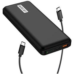 ELECJET PowerPie 20000mAh Power Bank, for Samsung Galaxy Note10+/S20 Ultra, Support 45W Fast Charging, USB-C PD 3.0 Portable Battery Pack, for Dell XPS, MacBook Pro/Air, iPad Pro, iPhone