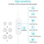 Earbuds, Amoner in Ear Headphones Wired Waterproof Sports Earphones, Stereo Sound Headphones Headsets with Built-in Mic for Phone 6/6s Plus/5s/SE, Galaxy, Android Smartphones, Tablets