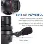 Saramonic XM1 3.5mm TRS Microphone for DSLR Cameras, Omnidirectional Plug and Play Mic for Camcorders, Digital Voice Recorder, Gopro, CaMixer, SmartMixer, LavMic, SmartRig+ and UWMIC9/UWMIC10/UWMIC15