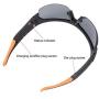 Wireless Bluetooth Sunglasses for Men Effectively Prevent Ultraviolet Rays and Harmful Blue Light Polarized Sports Sunglasses Support Wireless Headset and Hands-free
