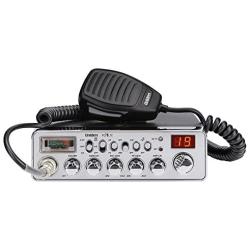 Uniden PC78LTX 40-Channel Truckers CB Radio with Integrated SWR Meter, PA Function, Hi Cut, Mic/RF Gain, and Instant Channel 9,Silver