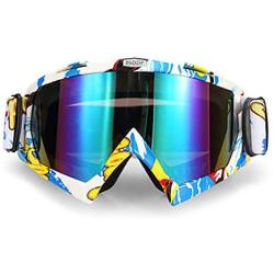 June Sports Outdoor Goggles/Motorcycle Safety Glasses, Anti-dust Fit Over Glasses Helmet Motorbike Motocross, Dirt Bike Cycling UV Protection, ATV Racing Safety Goggles Men & Women, Youth KG11