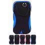 Imentha Universal Phone Armband, Cell Phone Arm Holder, Sports Arm Band for Running Fitness Gym Walking Workout - Fits for iPhone, Samsung Galaxy, Google Pixel, Lg, Moto & More, Black&Blue