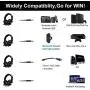 Gaming Headset for PC PS4 Xbox One Tablet Mac Smart Phone Gaming Headphone with Noise Canceling Mic,Bass Surround,Soft Memory Earmuffs AH38 (Black) Gaming Headset for PC PS4 Xbox One Tablet Mac Smart Phone Gaming Headphone with Noise Canceling Mic,Bass Surround,Soft Memory Earmuffs AH38 (Black)