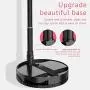 10" Ring Light with Stand and Phone Holder for Tiktok,Makeup,Photography, BZ Foldable Led Ringlights with Dimmable 3 Color Modes and 10 Brightness for YouTube Video/Live Streaming (iPhone)