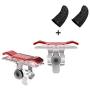 Mobile Game Controller Compatible with PUBG Mobile/Fortnitee Mobile/Call of Duty Mobile, Sensitive Shoot and Aim Trigger L1R1 Compatible with Android & iPhone 1 Pair(E9-Red)