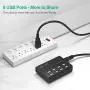 USB Charger, QOLIXM 8 Ports Charging Station (50W/10A) Multi Port USB Charger Hub Tablets & Multiple USB Devices USB Charger, QOLIXM 8 Ports Charging Station (50W/10A) Multi Port USB Charger Hub Tablets & Multiple USB Devices