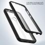 CBUS Heavy-Duty Phone Case with Built-in Screen Protector Cover for Samsung Galaxy A11 –– Full Body (Black)