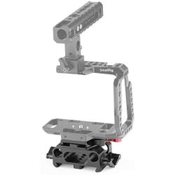 SMALLRIG BMPCC Baseplate for Manfrotto 501PL Compatible with Black Design Pocket Cinema Camera 4K & 6K – 2266