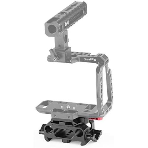 SMALLRIG BMPCC Baseplate for Manfrotto 501PL Compatible with Black Design Pocket Cinema Camera 4K & 6K – 2266
