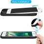 Gixvdcu Battery Case for iPhone 6/6s/7/8,6000mAh Portable Charger Case Protective External Battery Pack Rechargeable Charging Cover for iPhone 6/6s/7/8 (4.7inch)- Black