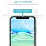 Syncwire Screen Protector for iPhone 11, iPhone XR (3-Pack), Anti-Fingerprint Tempered Glass Screen Protector (9H Hardness, 6X Stronger, Installation Frame, Bubble Free) [Not Edge to Edge]