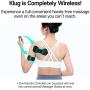 Klug Mini Massager S Duo : Wireless & Portable EMS Massager for Back, Shoulder, Neck Stiffness and Fatigue Relief with 5 Massage Modes & 15 Intensity Levels