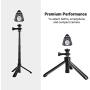 Extension Pole Tripod, Mini Selfie Stick Tripod Stand Handle Grip for Osmo Action/Osmo Pocket/Gopro Series Action Cameras and Smartphone - W1011