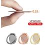 Sunwuun 1 Pack Phone Ring Holder,Magnetic Car Grip Mobile Stand for Ultra-Thin Phone Ring Frame for iPhone 11 Pro 8 Plus,Sony, Nexus (Gold)