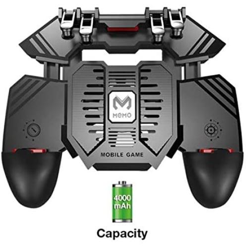 LFJNET Mobile Phone Gamepad Transmitter Handle for PUBG Mobile Game Controller Trigger Joystick Gamepad 4000mAh Battery Version