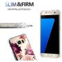 Galaxy S7 Edge Case for Girls Women Clear with Flowers Design Shockproof Protective Cell Phone Cases for Samsung Galaxy S7 Edge 5.5 Inch Cute Floral Pattern Print Flexible Slim Fit Bumper Rubber Cover