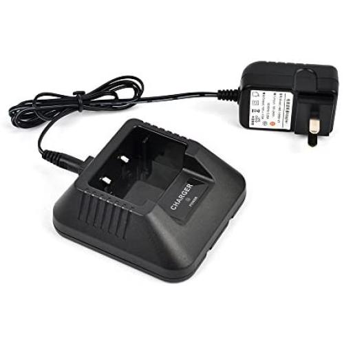 Walike Talkie Base Desktop Charger for Baofeng UV-5R UV-5RA UV-5RB UV-5RC UV-5RD UV-5RE UV-5Replus Two-Way Radio