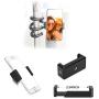 HOMEMO Phone Tripod Mount Stand Camera Holder Compatible with iPhone 11/11 Pro/11 Pro Max/X/Xs/XR Xs Max /8 7 7 Digtal Camera Galaxy s20 s20+ S20Ultra s10 Plus S9+ S8 S7 S7 Edge Camera and More Black