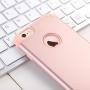 ULAK iPhone 6S Case, iPhone 6 Case, Slim Fit Dual Layer Soft Silicone & Hard Back Cover Bumper Protective Shock-Absorption & Anti-Scratch Case for Apple iPhone 6 / 6S 4.7 inch- Rose Gold