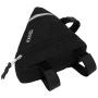 MOOCY Bicycle Bike Storage Bag Triangle Saddle Frame Strap-On Pouch for Cycling -Black