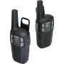 Uniden SX167-2C Up to 16 Mile Range, FRS Two-Way Radio Walkie Talkies, Rechargeable Batteries with Convenient Charging Cable, NOAA Weather Channels, Roger Beep, 2-Pack Black Color