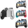 Newseego Mobile Game Controllers,[Upgrade Version] Sensitive Shoot Aim Multiple Color Combinations Gaming Grip with Gaming Trigger for Knives Out/Rules of Survival for Android & iOS-Black+White