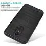 CasemartUSA Phone Case for [LG Rebel 4 LTE (L212VL, L211BL)], [Protech Series][Black] Shockproof Cover Impact Resistant for Rebel 4 LTE (Tracfone, Simple Mobile, Straight Talk, Total Wireless)