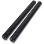 EVO Gimbals 31mm 3K Carbon Fiber Extension Pole Set for Mirrorless, DSLR and Camera Stabilizers, Works with most iPhone GoPro or DSLR Gimbals with 0.25 in Standard Thread Male Female Interlocking Ends